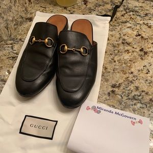 Gucci princetown loafers size 37 1/2